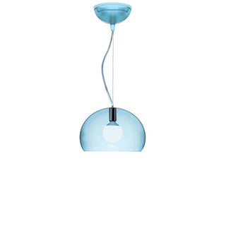 Kartell Small FL/Y suspension lamp diam. 38 cm. Kartell Cloud blue K2 - Buy now on ShopDecor - Discover the best products by KARTELL design