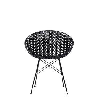 Kartell Smatrik armchair for indoor use Kartell Black 09 - Buy now on ShopDecor - Discover the best products by KARTELL design