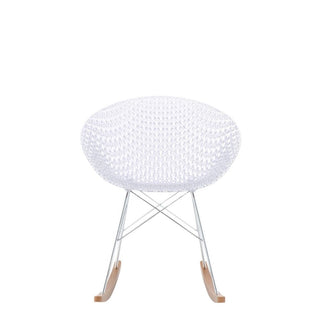 Kartell Smatrik rocking chair with chromed legs Kartell Crystal B4 - Buy now on ShopDecor - Discover the best products by KARTELL design