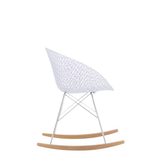 Kartell Smatrik rocking chair with chromed legs - Buy now on ShopDecor - Discover the best products by KARTELL design