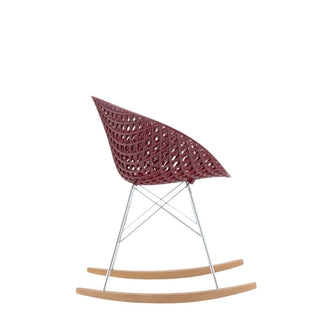 Kartell Smatrik rocking chair with chromed legs - Buy now on ShopDecor - Discover the best products by KARTELL design