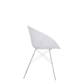 Kartell Smatrik armchair with chromed legs for indoor use - Buy now on ShopDecor - Discover the best products by KARTELL design