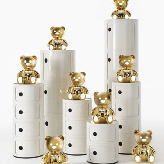 Kartell Toy by Moschino metallized bear-shaped LED lamp - Buy now on ShopDecor - Discover the best products by KARTELL design