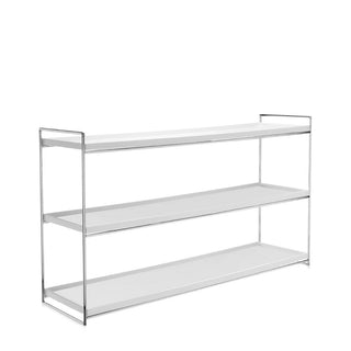 Kartell Trays shelf with chromed steel structure - Buy now on ShopDecor - Discover the best products by KARTELL design