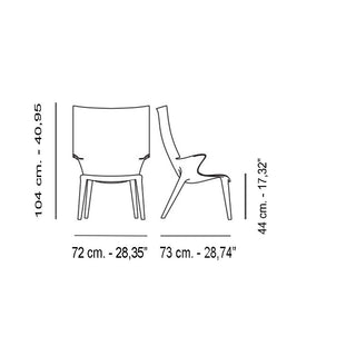 Kartell Uncle Jim armchair - Buy now on ShopDecor - Discover the best products by KARTELL design