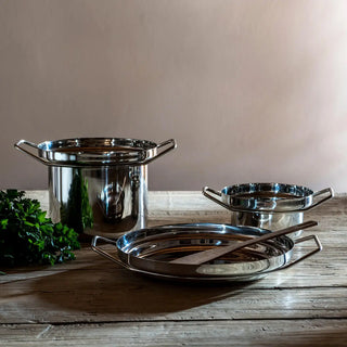 KnIndustrie Back Up Pot diam. 26 cm. - 10.23 in. - steel - Buy now on ShopDecor - Discover the best products by KNINDUSTRIE design