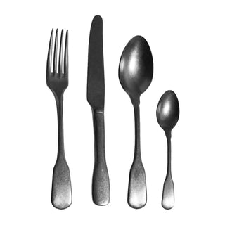 KnIndustrie Brick Lane Set 24 cutlery PVD Black - Buy now on ShopDecor - Discover the best products by KNINDUSTRIE design