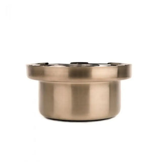 KnIndustrie Foodwear Casserole - bottom in steel - bronze Deep 20 cm - 7.87 in - Buy now on ShopDecor - Discover the best products by KNINDUSTRIE design