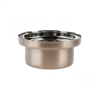KnIndustrie Foodwear Casserole - bottom in steel - bronze Deep 26 cm - 10.24 in - Buy now on ShopDecor - Discover the best products by KNINDUSTRIE design