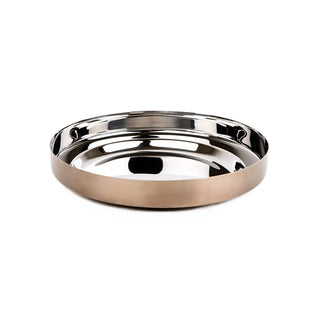 KnIndustrie Foodwear Pan/Plate diam. 20 cm. - 7.87 in. - bronze - Buy now on ShopDecor - Discover the best products by KNINDUSTRIE design