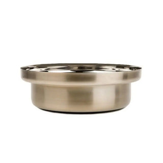 KnIndustrie Foodwear Casserole - bottom in steel - bronze Shallow 26 cm - 10.24 in - Buy now on ShopDecor - Discover the best products by KNINDUSTRIE design