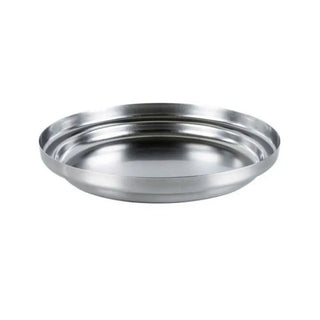 KnIndustrie Stone Work Pan/Tray diam. 34 cm. - 13.38 in. - steel - Buy now on ShopDecor - Discover the best products by KNINDUSTRIE design