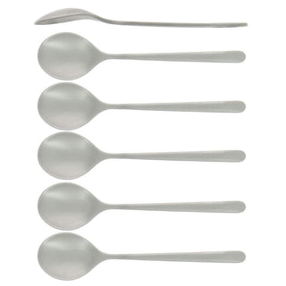 Forge de Laguiole Essentielle set 6 soup spoons Brushed steel - Buy now on ShopDecor - Discover the best products by FORGE DE LAGUIOLE design