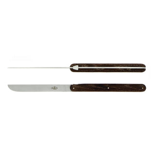 Forge de Laguiole Signature Andrée Putman table knives set with wooden handle Ash 2002-09-01 00:00:00 +0200 - Buy now on ShopDecor - Discover the best products by FORGE DE LAGUIOLE design