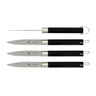 Forge de Laguiole Signature André & Michel Bras for Café Bras set 4 table knives with vegetal fiber handle - Buy now on ShopDecor - Discover the best products by FORGE DE LAGUIOLE design