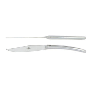 Forge de Laguiole Signature Christian Ghion table knives set with stainless steel handle 2002-09-01 00:00:00 +0200 - Buy now on ShopDecor - Discover the best products by FORGE DE LAGUIOLE design