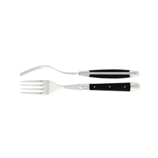 Forge de Laguiole Tradition table forks set with acrylic handle Black 2002-09-01 00:00:00 +0200 - Buy now on ShopDecor - Discover the best products by FORGE DE LAGUIOLE design