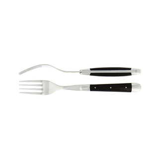 Forge de Laguiole Tradition table forks set with ebony handle 2002-09-01 00:00:00 +0200 - Buy now on ShopDecor - Discover the best products by FORGE DE LAGUIOLE design