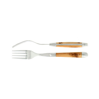 Forge de Laguiole Tradition table forks set with juniper handle 2002-09-01 00:00:00 +0200 - Buy now on ShopDecor - Discover the best products by FORGE DE LAGUIOLE design