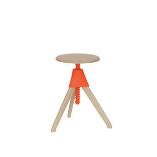 Magis The Wild Bunch Jerry stool in beech Magis Orange 1780C - Buy now on ShopDecor - Discover the best products by MAGIS design