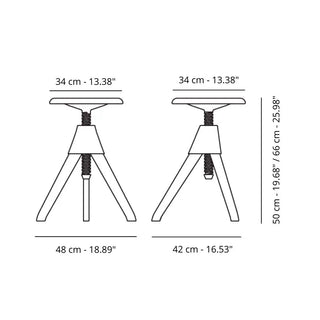 Magis The Wild Bunch Jerry stool in beech - Buy now on ShopDecor - Discover the best products by MAGIS design