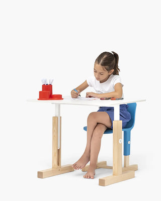 Magis Me Too Little Big adjustable children's table with solid ash frame and HPL top