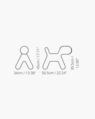 Magis Me Too Puppy dalmatian polyethylene dog-shaped seat