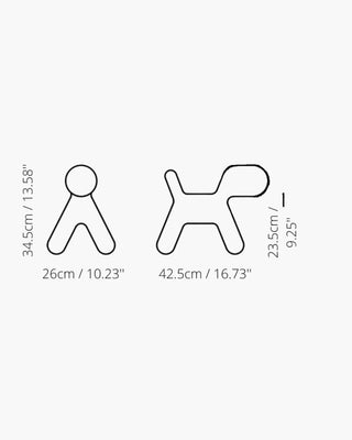 Magis Me Too Puppy polyethylene dog-shaped seat