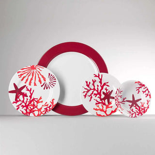 Mario Luca Giusti Corallo fruit plate diam. 19 cm. - 7.48 in. - Buy now on ShopDecor - Discover the best products by MARIO LUCA GIUSTI design
