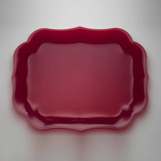 Mario Luca Giusti Della Robbia tray 58x44 cm. - 22.84x17.32 in. Mario Luca Giusti Red enamel - Buy now on ShopDecor - Discover the best products by MARIO LUCA GIUSTI design