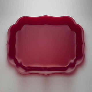 Mario Luca Giusti Gioconda Tray Mario Luca Giusti Red enamel - Buy now on ShopDecor - Discover the best products by MARIO LUCA GIUSTI design