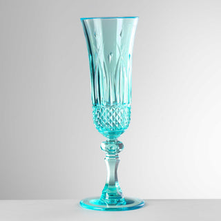 Mario Luca Giusti Italia Flute Glass Turquoise - Buy now on ShopDecor - Discover the best products by MARIO LUCA GIUSTI design