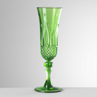 Mario Luca Giusti Italia Flute Glass Green - Buy now on ShopDecor - Discover the best products by MARIO LUCA GIUSTI design