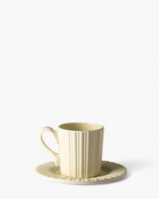 Mario Luca Giusti Lucilla coffee cup with saucer Ivory - Buy now on ShopDecor - Discover the best products by MARIO LUCA GIUSTI design