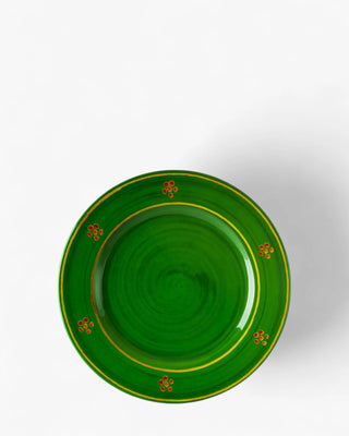 Mario Luca Giusti Marinella dinner plate diam. 27 cm. - 10.63 in. Mario Luca Giusti Marinella Green - Buy now on ShopDecor - Discover the best products by MARIO LUCA GIUSTI design