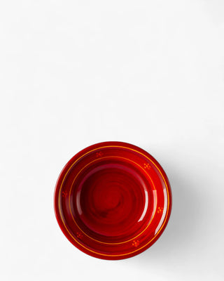 Mario Luca Giusti Marinella soup plate diam. 19 cm. - 7.48 in. Mario Luca Giusti Marinella Red - Buy now on ShopDecor - Discover the best products by MARIO LUCA GIUSTI design