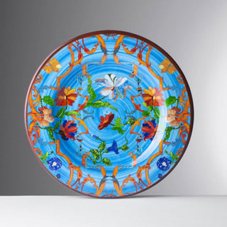 Mario Luca Giusti Pancale fruit plate diam. 23 cm. Mario Luca Giusti Pancale Turquoise - Buy now on ShopDecor - Discover the best products by MARIO LUCA GIUSTI design