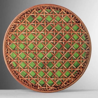 Mario Luca Giusti Patagonia underplate diam. 33 cm. - 12.99 in. Green - Buy now on ShopDecor - Discover the best products by MARIO LUCA GIUSTI design