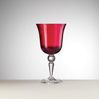 Mario Luca Giusti Saint Moritz water glass bicolour Red - Buy now on ShopDecor - Discover the best products by MARIO LUCA GIUSTI design