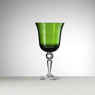 Mario Luca Giusti Saint Moritz water glass bicolour Green - Buy now on ShopDecor - Discover the best products by MARIO LUCA GIUSTI design