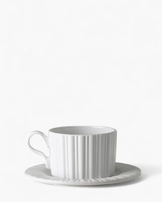 Mario Luca Giusti Tea Time cup with saucer White - Buy now on ShopDecor - Discover the best products by MARIO LUCA GIUSTI design