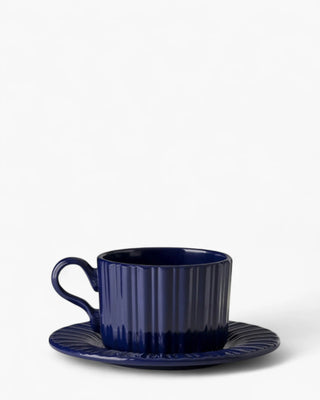 Mario Luca Giusti Tea Time cup with saucer Blue - Buy now on ShopDecor - Discover the best products by MARIO LUCA GIUSTI design