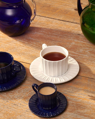 Mario Luca Giusti Tea Time cup with saucer - Buy now on ShopDecor - Discover the best products by MARIO LUCA GIUSTI design