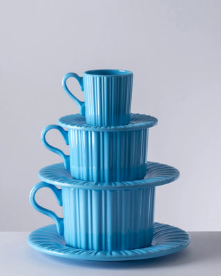 Mario Luca Giusti Tea Time cup with saucer - Buy now on ShopDecor - Discover the best products by MARIO LUCA GIUSTI design