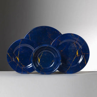 Mario Luca Giusti Lapislazzulo dinner plate diam. 27 cm. - 10.63 in. - Buy now on ShopDecor - Discover the best products by MARIO LUCA GIUSTI design