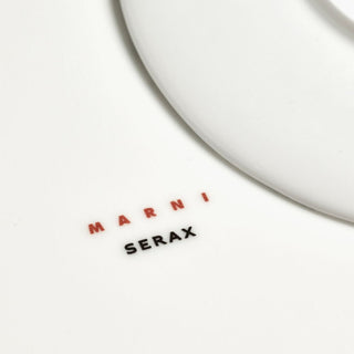 Marni by Serax Midnight Flowers serving plate anemone milk diam. 31 cm. - Buy now on ShopDecor - Discover the best products by MARNI BY SERAX design