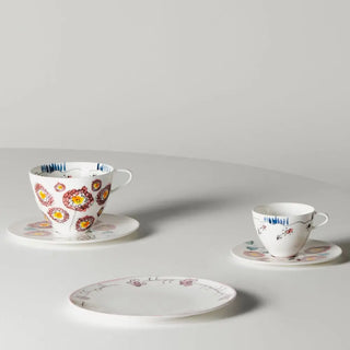 Marni by Serax Midnight Flowers cappuccino cup with saucer - Buy now on ShopDecor - Discover the best products by MARNI BY SERAX design