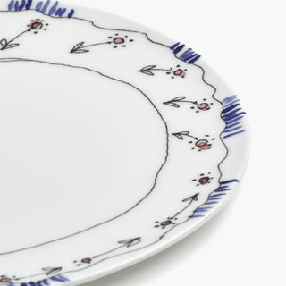 Marni by Serax Midnight Flowers dinner plate - Buy now on ShopDecor - Discover the best products by MARNI BY SERAX design