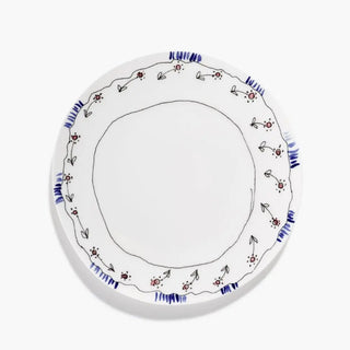Marni by Serax Midnight Flowers dinner plate Anemone Milk 24 cm - 9.45 inch - Buy now on ShopDecor - Discover the best products by MARNI BY SERAX design
