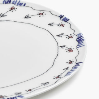 Marni by Serax Midnight Flowers dinner plate - Buy now on ShopDecor - Discover the best products by MARNI BY SERAX design